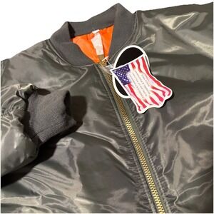 Rothco MA-1 Flight Jacket Mens 2XL Green Tactical Reversible Packable 7333 NEW